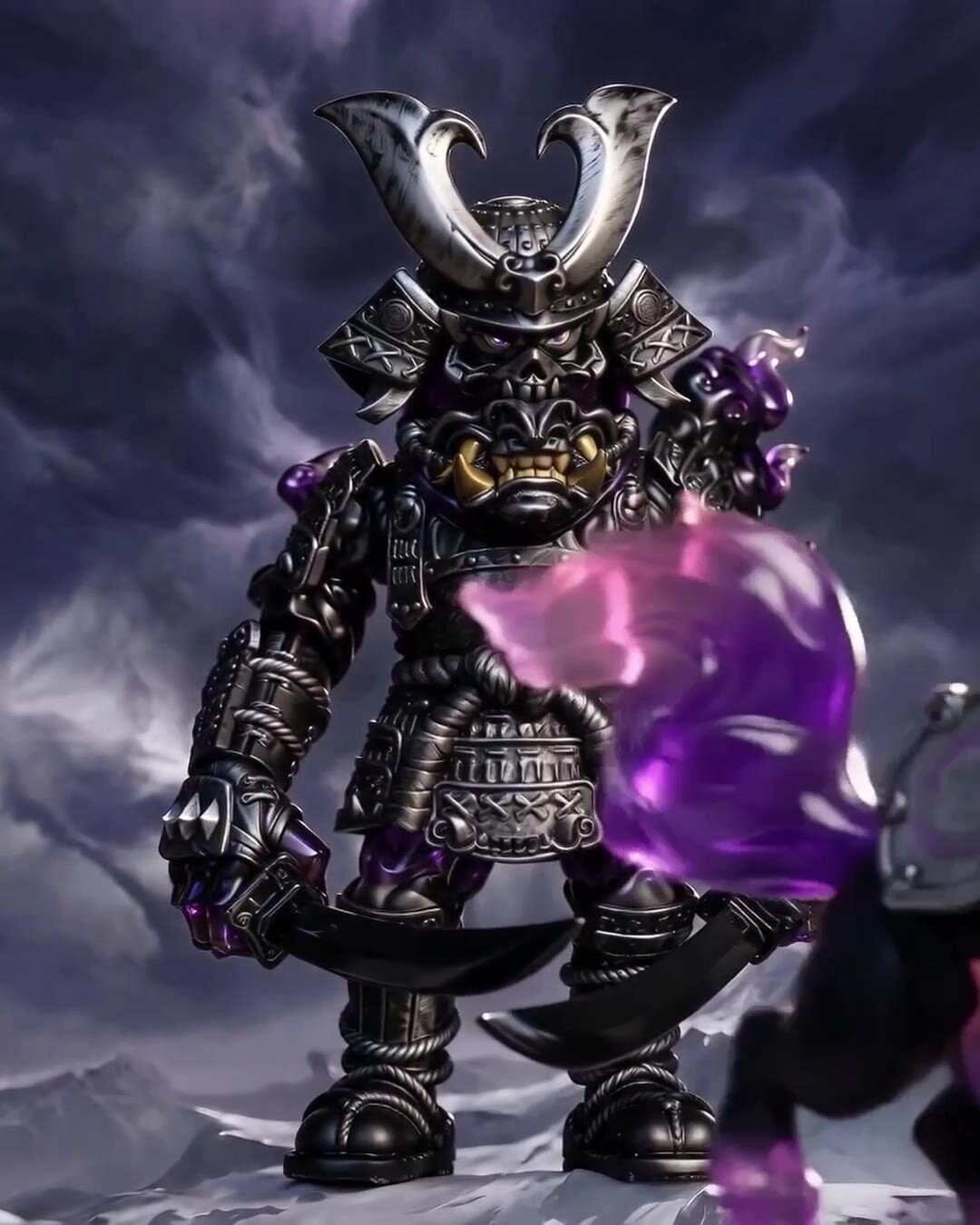 Yoshitsune stands firm with his sword