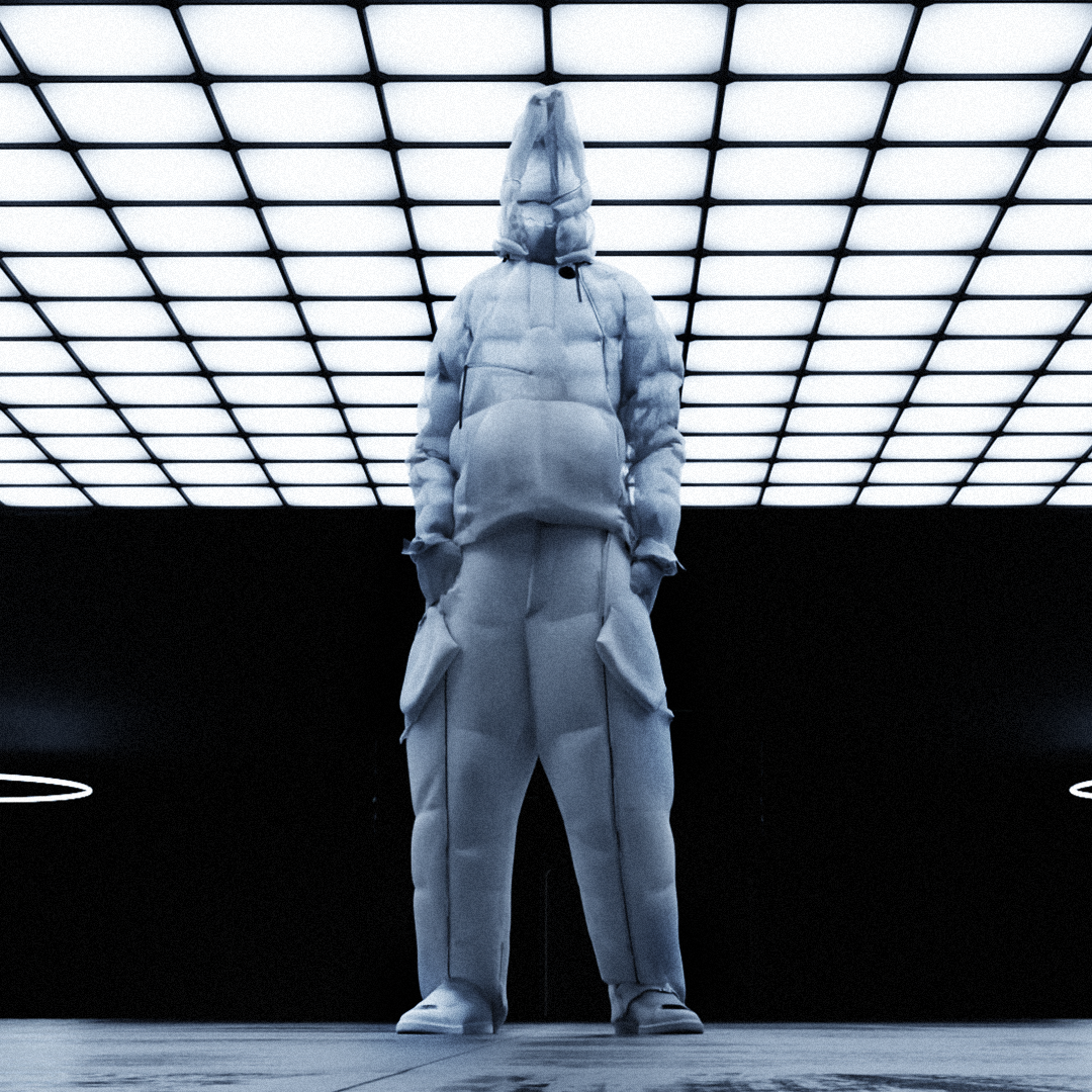 結合Blender與Clo3D製作的主視覺圖。