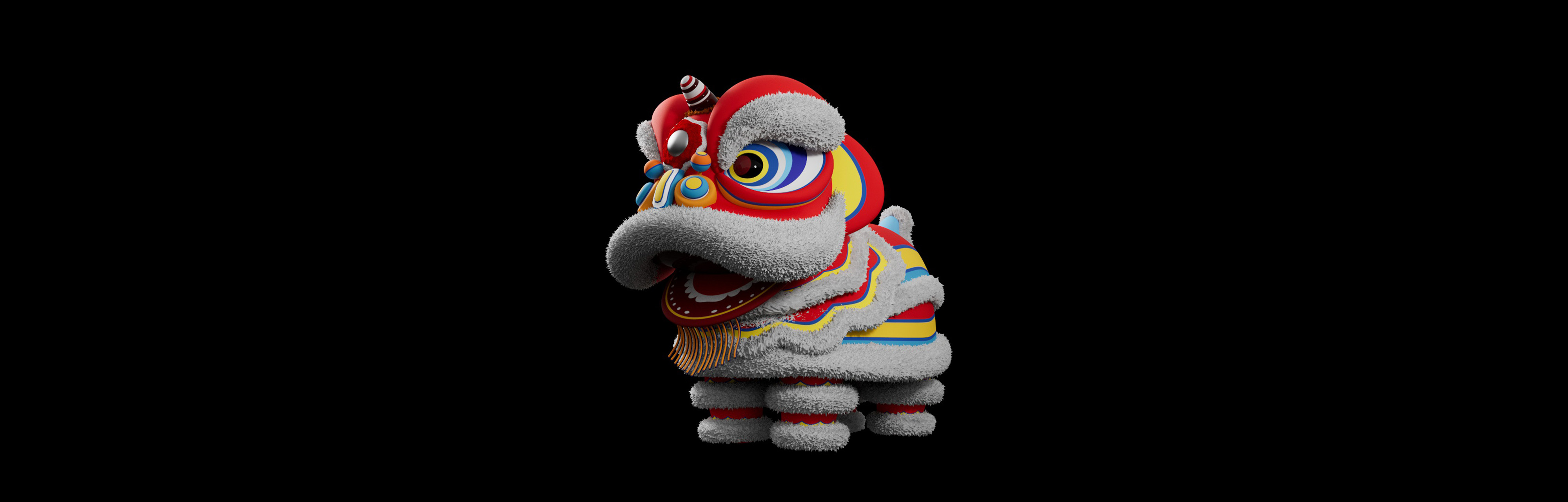 ライオン3Dキャラクター | HSBC