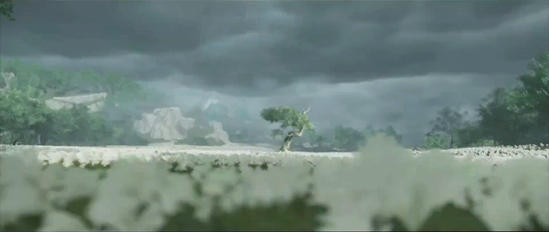 《對馬戰鬼》第一幕開頭。