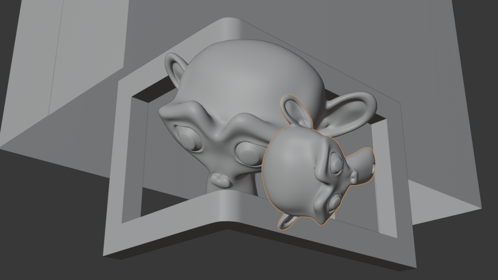 利用Blender內設的模型測試3D看板的排位和角度