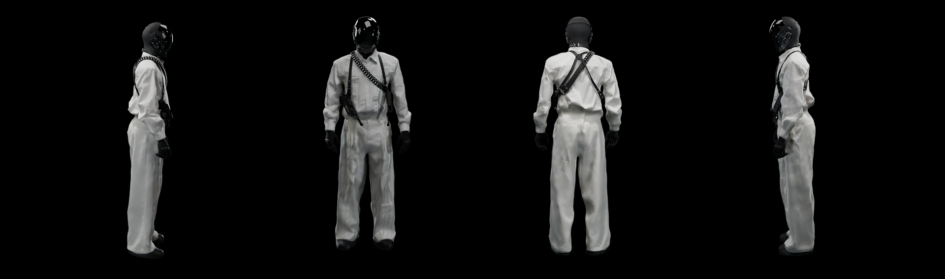 男舞者造型的3D模型。