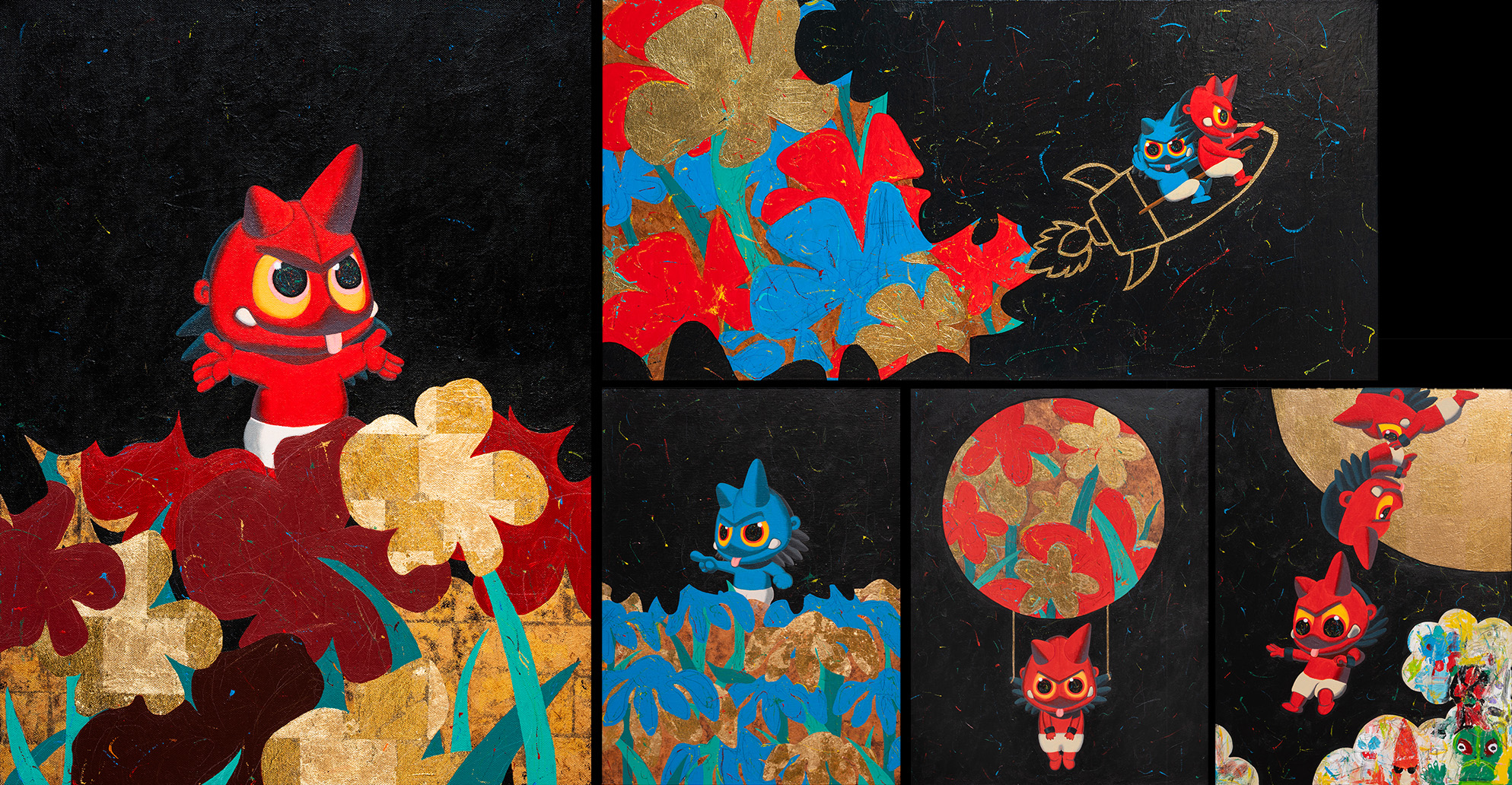 部分Fantasia畫展作品。
