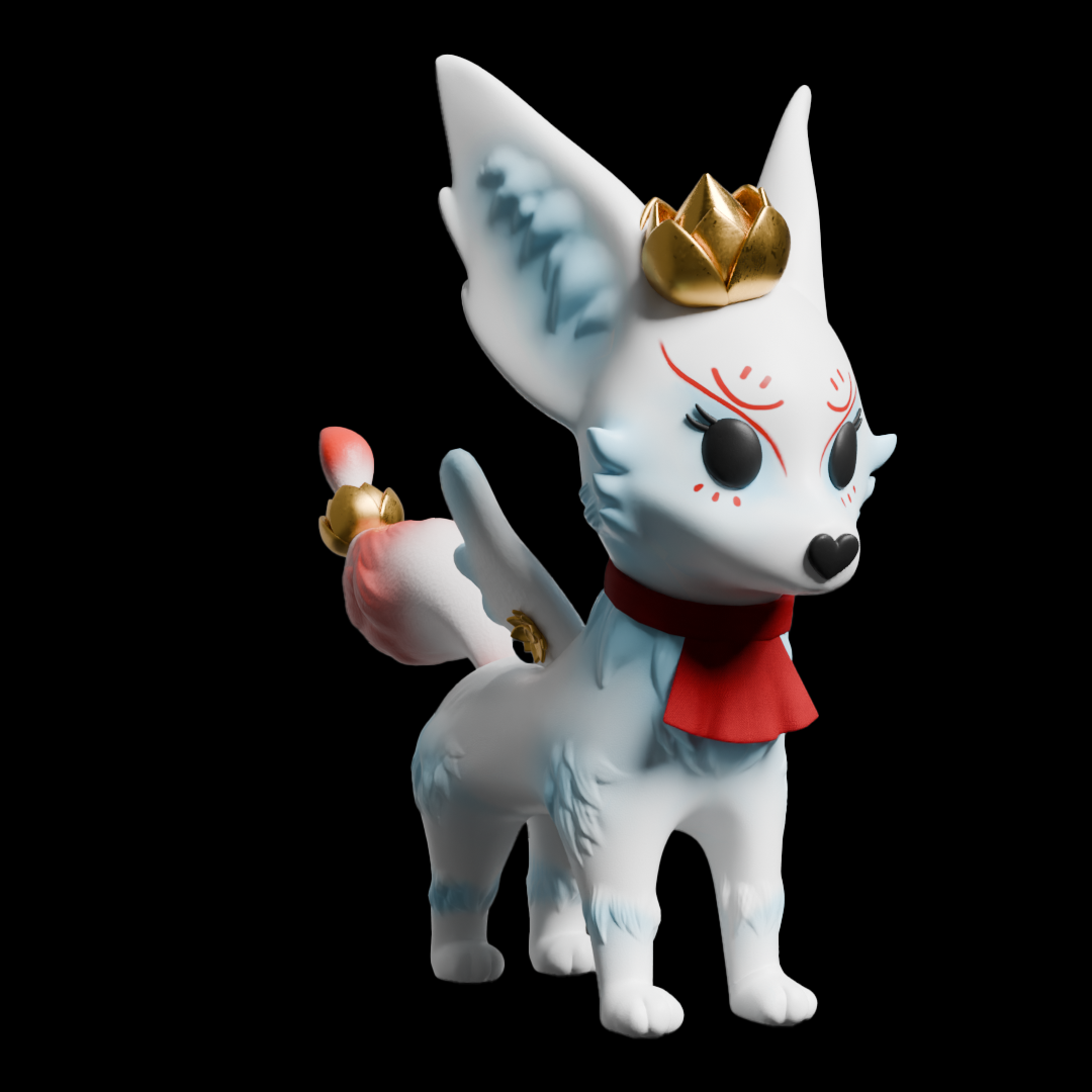 3D狐狸造型。
