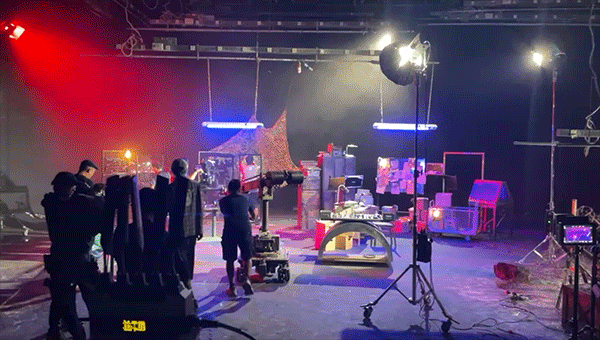 清水灣製片廠的拍攝現場。