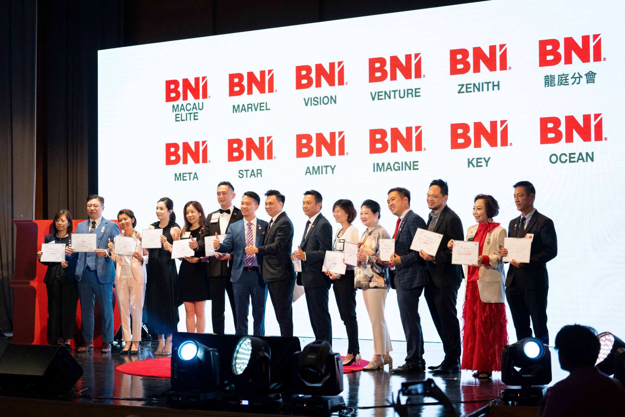 週年頒獎晚會LED背景動畫 | BNI Hero