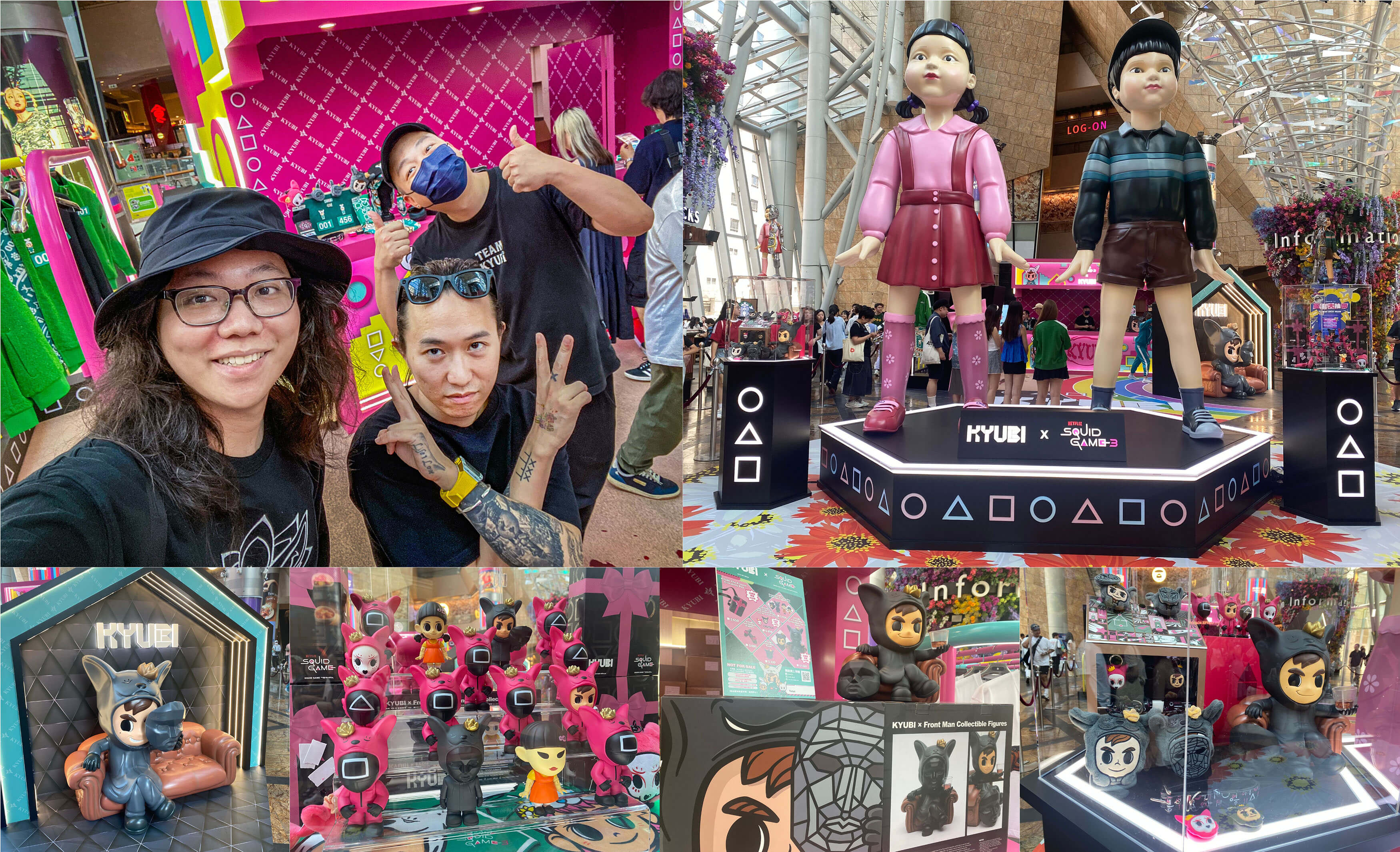 Late Studio亦受邀出席Kyubi x Netflix Squid Game於朗豪坊舉行的Pop-up Store傳媒日。